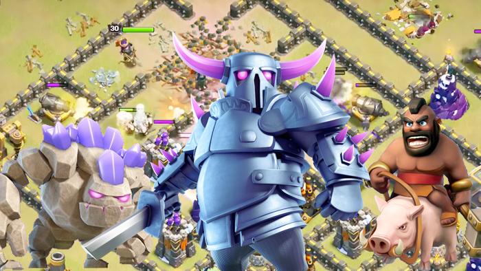 皮卡野猪石头人强势组合！《部落冲突》9本部落战3星集锦