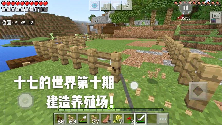 我的世界10：刚建好一个养殖场，就有一个动物自己跑进来了！