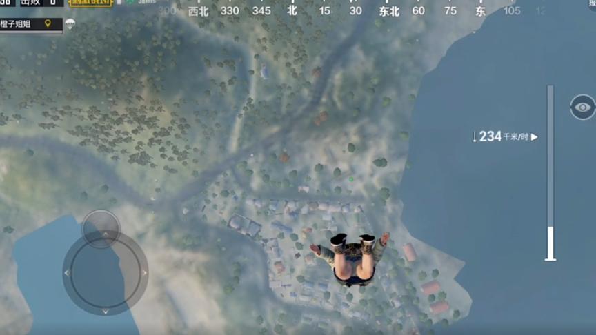 小橙子姐姐手游《绝地求生：刺激战场》：1V4神准枪法吃鸡