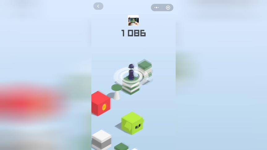 微信跳一跳：800分以后的恐怖世界，各种金针菇看着都后背发凉！