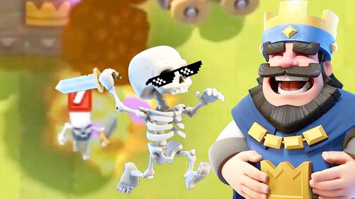 小骷髅们也是很有实力的家伙哦！《皇室战争》精彩时刻集锦