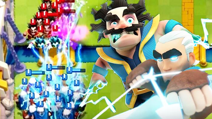 神箭游侠还是很有距离优势的！《皇室战争》趣味集锦