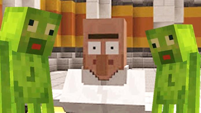 大海解说 我的世界Minecraft 大战搞笑偷吃末影人