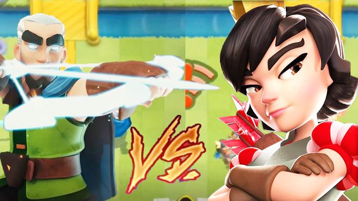 公主VS新卡神箭游侠谁更犀利？《皇室战争》趣味卡牌测试