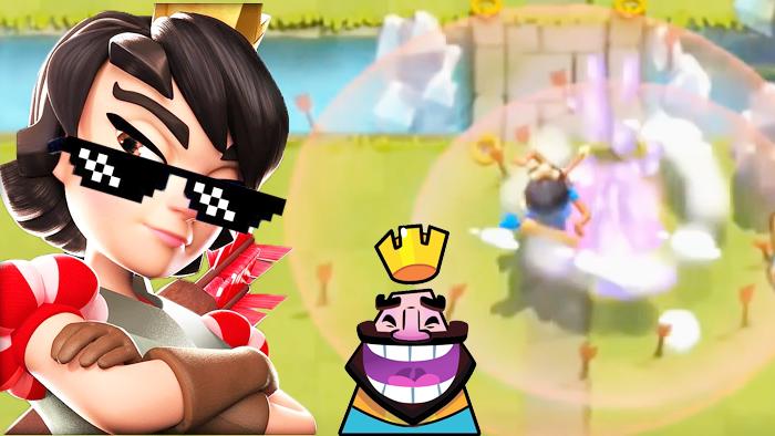 公主表示你们的假箭雨就别用了！《皇室战争》趣味集锦