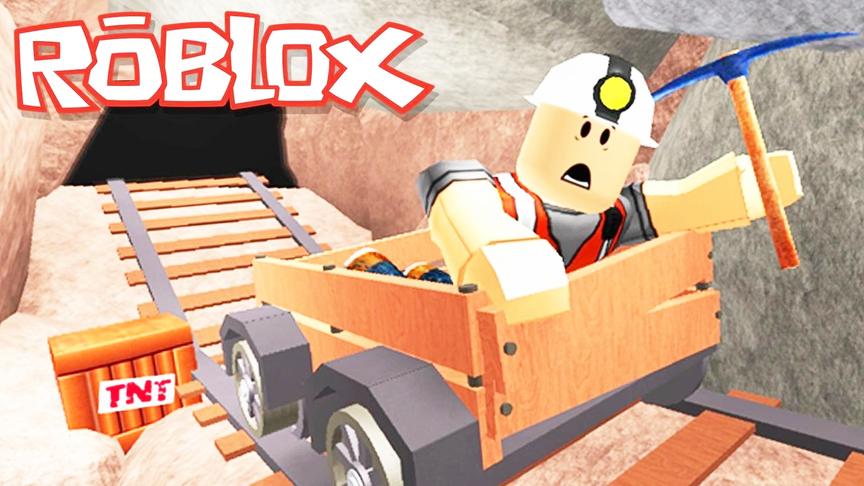 小飞象  Roblox矿洞逃生 居然发现侏罗纪世界恐龙？被一口吞下！