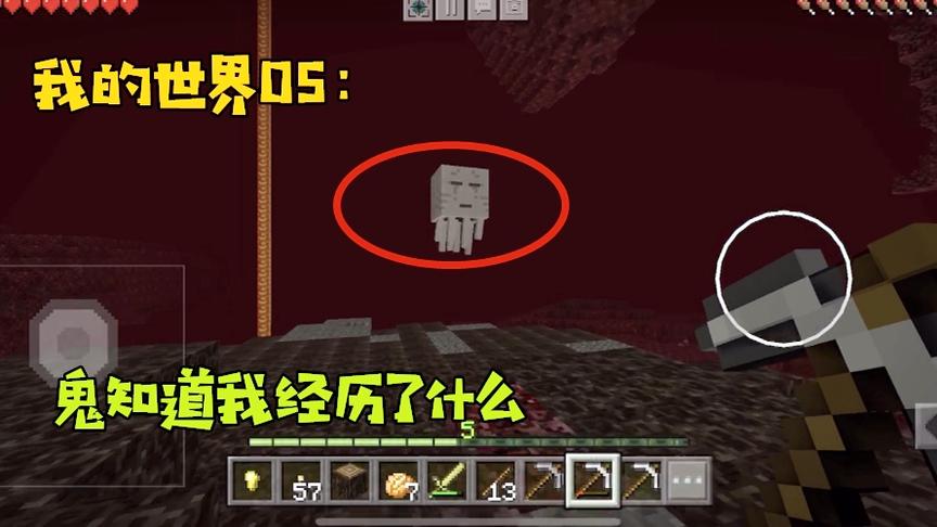我的世界05：开始还以为这个大白萌萌哒，结果两下被她打哭了！