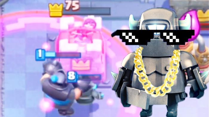 有超骑的保护小皮卡就是这么安全！《皇室战争》趣味时刻集锦