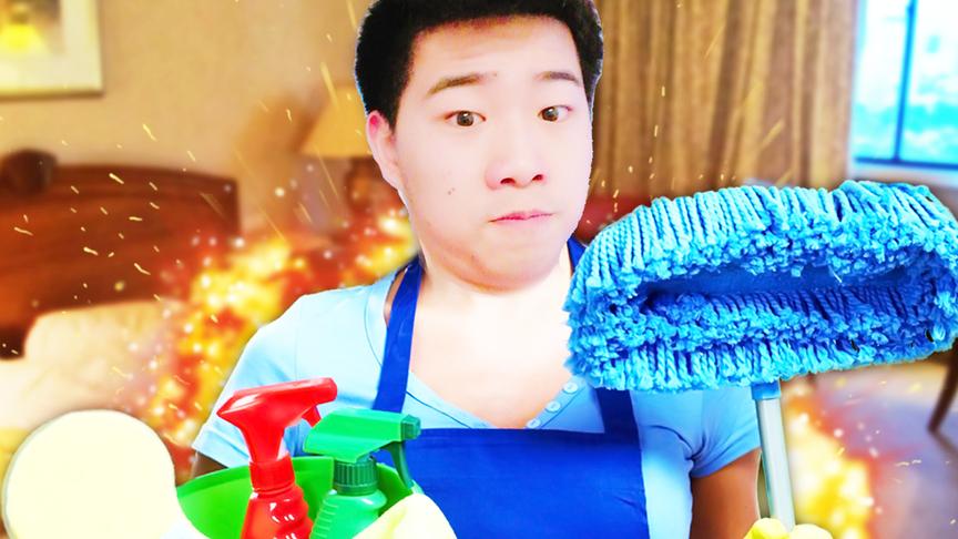 [清洁工模拟器]爆笑打扫卫生居然是用炸弹开门的?