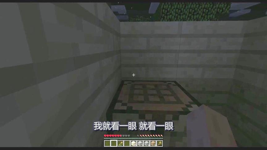 我的世界第4集：黑夜里，站在刚建好的房子上看一眼会发生什么？
