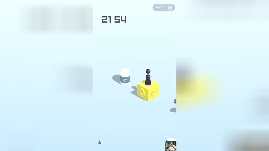 微信跳一跳：2100分以后的恐怖世界，加分项极少，步步惊心！