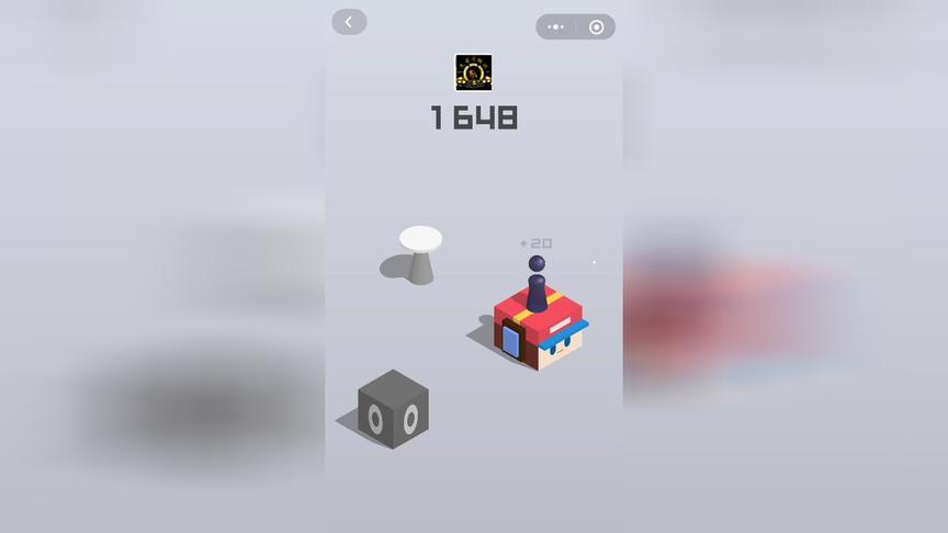 微信跳一跳：1500分之后，连续跳中心点，加分就是这么速度！