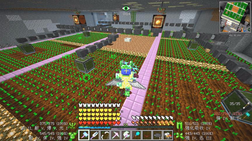 我的世界美丽新世界143：传输网络，大农田运输系统