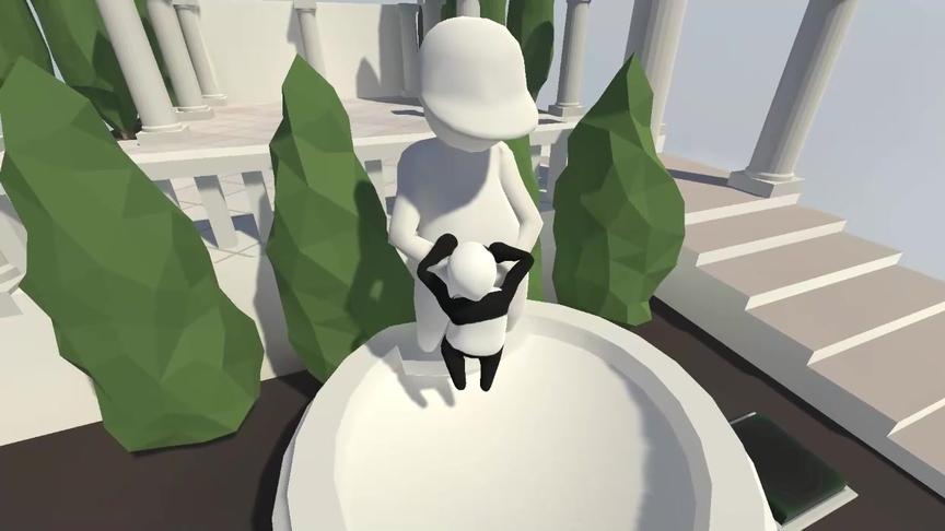 人类一败涂地 能爬上这座雕像的世界上没有几人