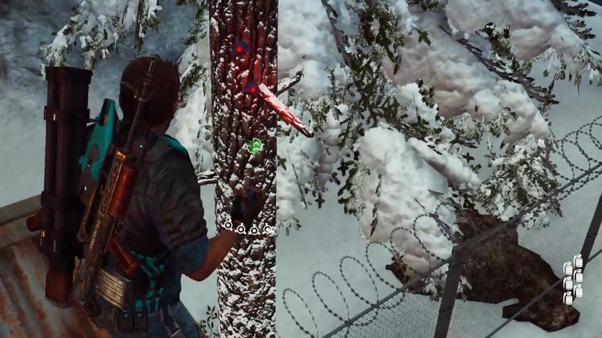 小林解说：将炸弹放在树上结果引爆结果会怎样