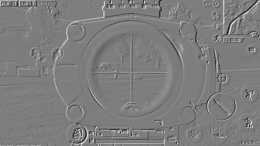 「灰白色的刺激战场1」AWM超远距离一枪爆头 把敌人按在地上摩擦