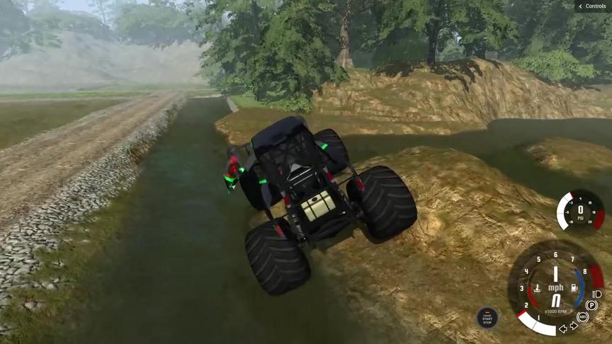 小林解说BeamNG：开着大脚车去越野可能是个错误的选择