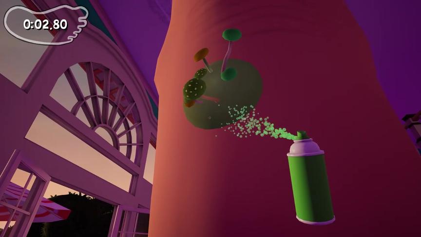 小林解说：大叔你的脚上好像有曲奇饼干