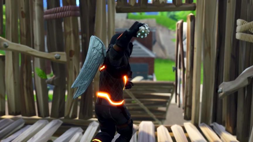 「堡垒之夜」脉冲手雷的正确打开方式：绝地逃生+反杀 超级精彩