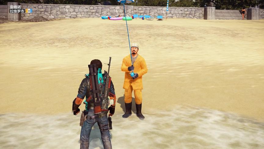 小林解说：前面这位大叔可能钓的不是鱼而是寂寞