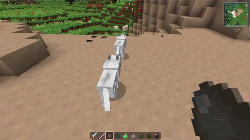 大海解说 我的世界 求生之路丧尸大战末影动物园堕落骑士