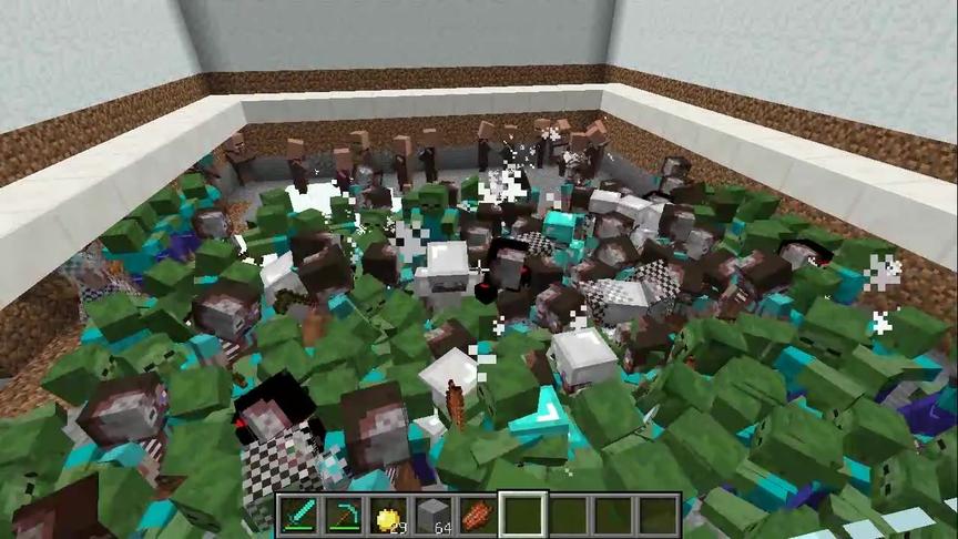 大海解说 我的世界我是僵尸第12集 史蒂夫12兄弟僵尸军团挑