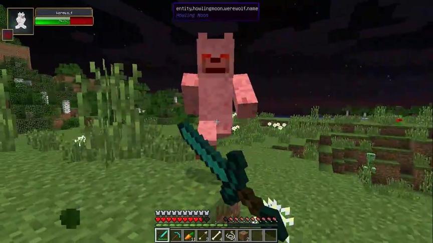 大海解说 我的世界我是僵尸第15集 变身突变僵尸大战吸血鬼狼