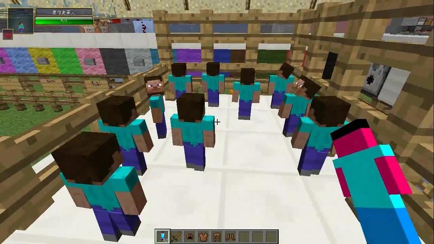 大海解说 我的世界 迷你史蒂夫守卫战Ep1 激战全明星僵尸