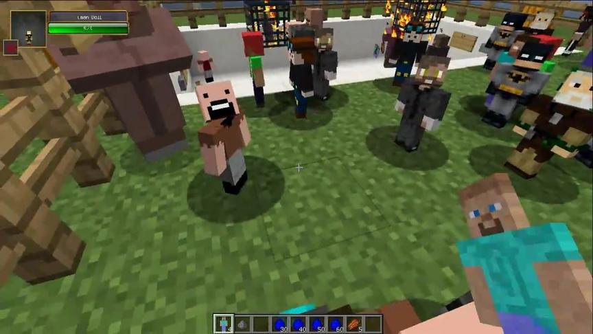 大海解说 我的世界 迷你史蒂夫守卫战Ep5 清朝僵尸篇