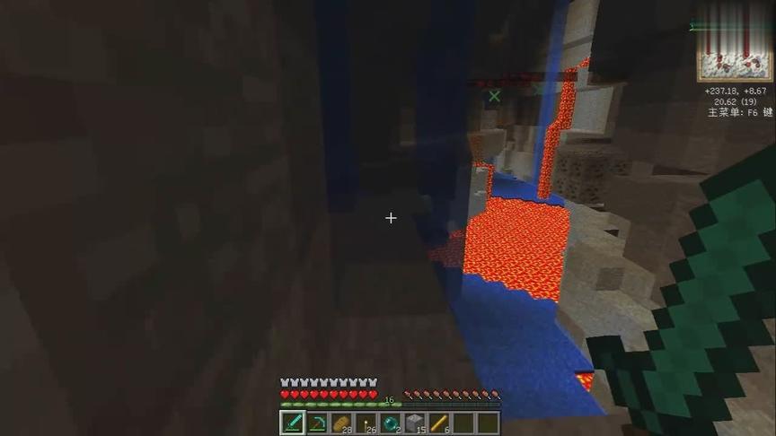 大海解说 我的世界我是苦力怕ep6 末影人洞穴挖钻石