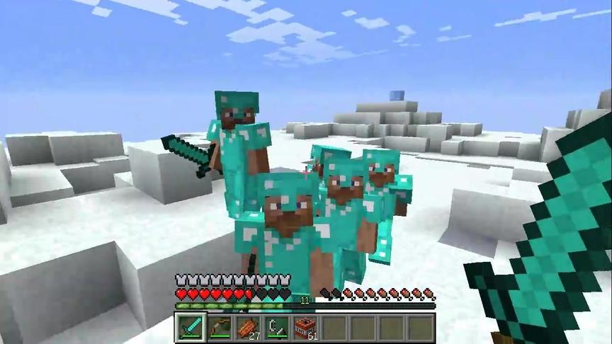 大海解说 我的世界我是僵尸第17集 星系大冒险虐钻石史蒂夫