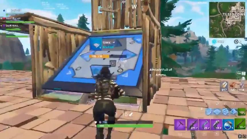 堡垒之夜:这个游戏你1000IQ也能玩出花来 这波操作我服