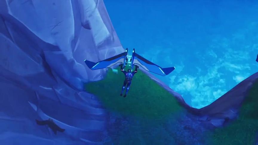 堡垒之夜:就算你跑到天涯海角我也不会放过你  哎呀 跑过了！