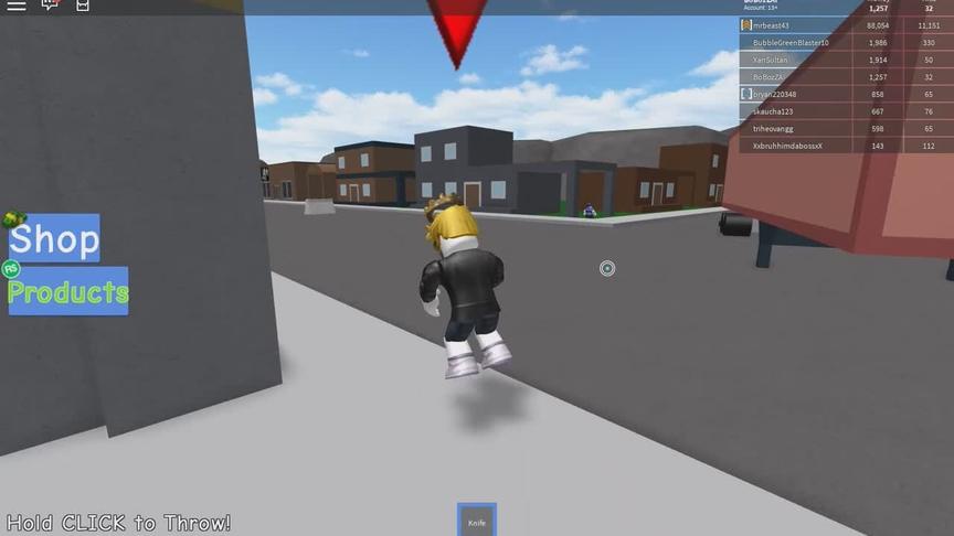 波波仔解说 roblox 刀模拟器：我的飞刀没空过！连续2次当国王！