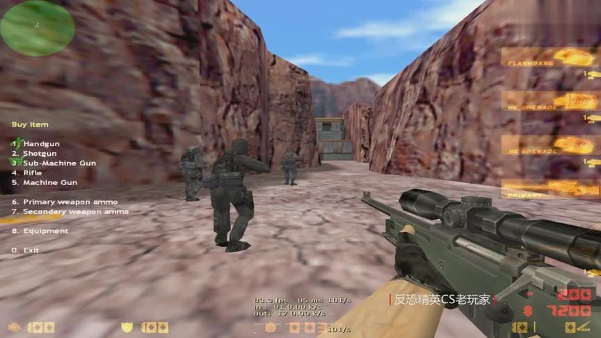 CS1.6：瑞典再生侠小黑Spawn主视角，一个可以和战神媲美的男人