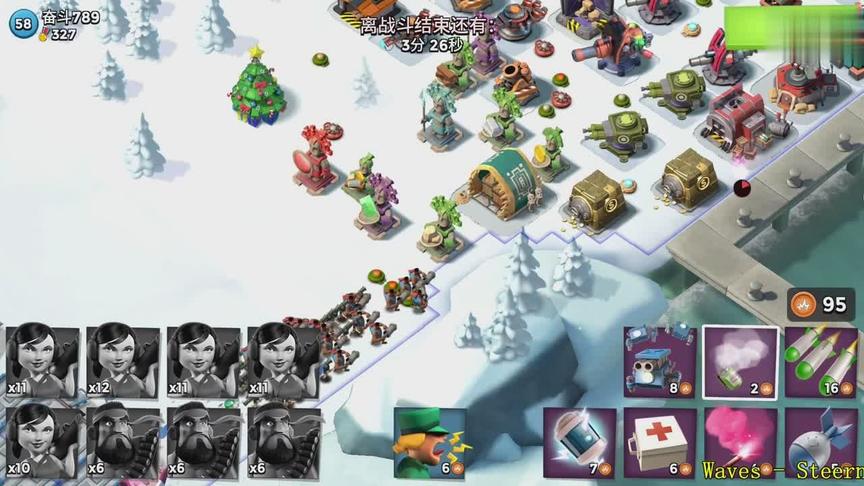 海岛奇兵3船胖子5船妹子效果还是很强的 直接打爆对手
