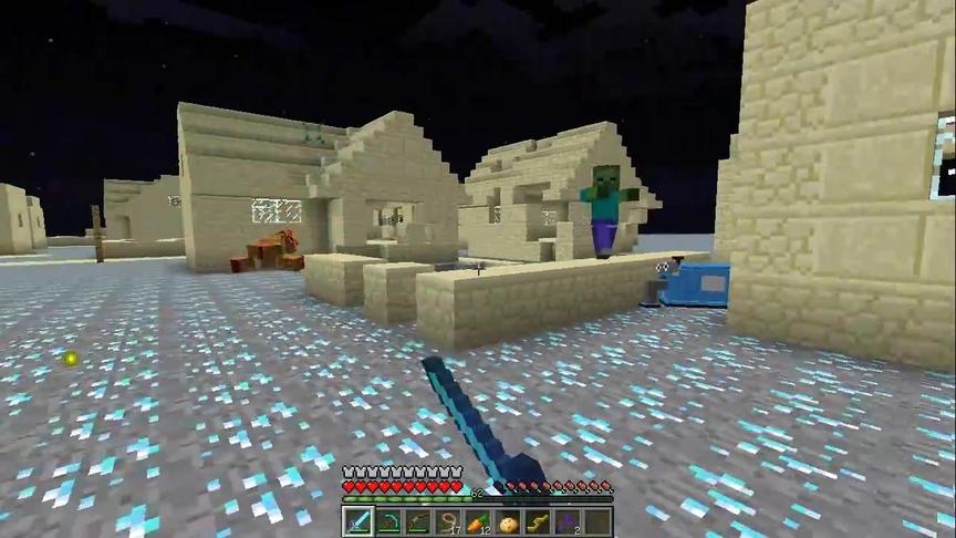 大海解说 我的世界钻石大陆Ep16 遛霸王龙遇僵尸天线宝宝