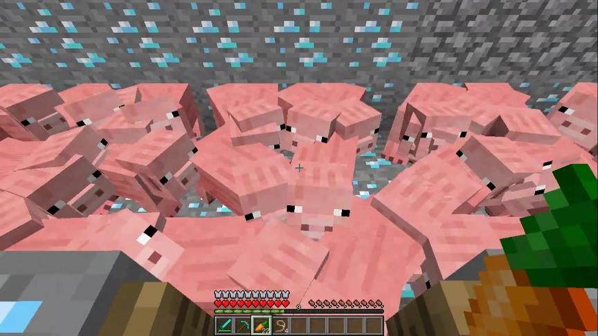 大海解说 我的世界钻石大陆生存Ep12 放养凶猛的海王龙