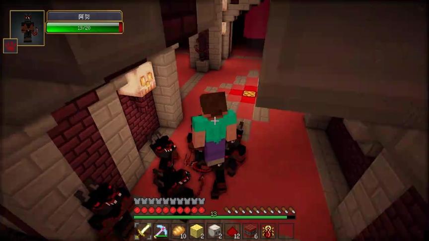 大海解说 我的世界我是him第7集 地狱战法老王阿奴