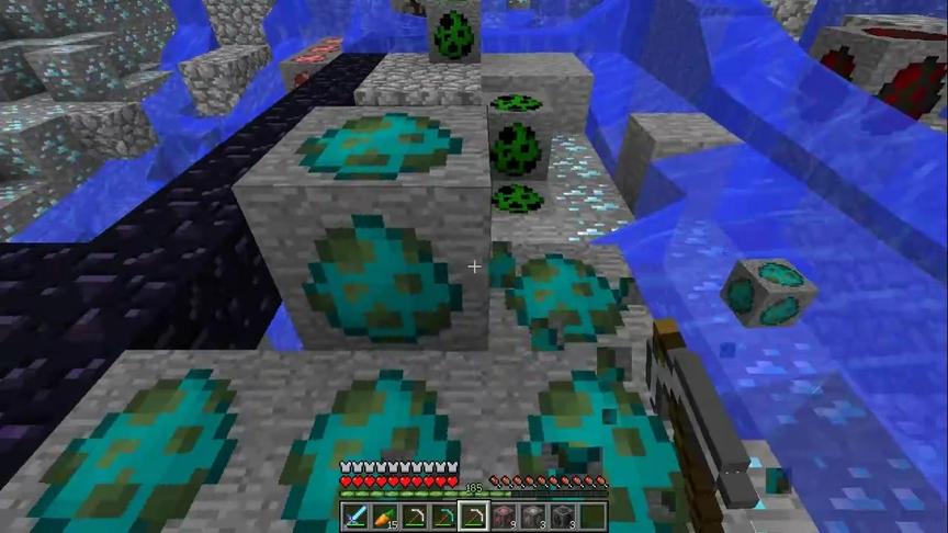 大海解说 我的世界钻石大陆Ep23 挖僵尸蛋孵僵尸