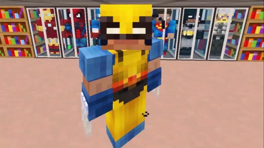 大海解说 我的世界 金刚狼僵尸城堡救超级英雄