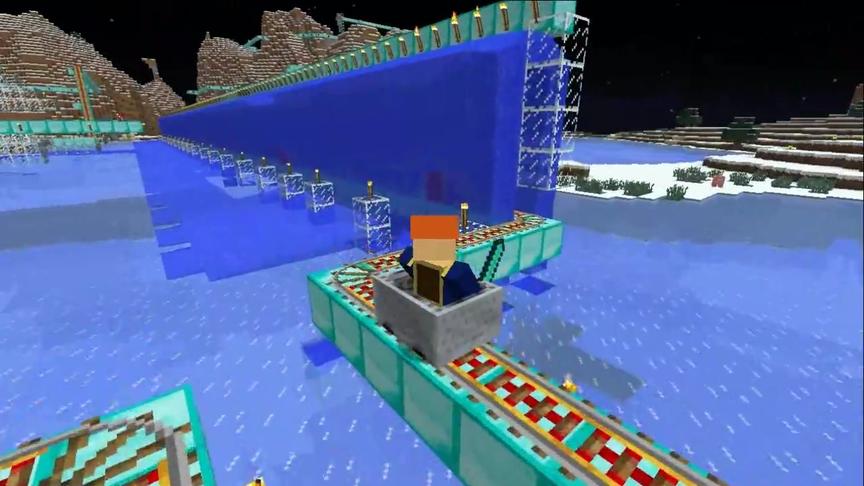 大海解说 我的世界版熊出没第7集 光头强熊大海绵宝宝派大星矿