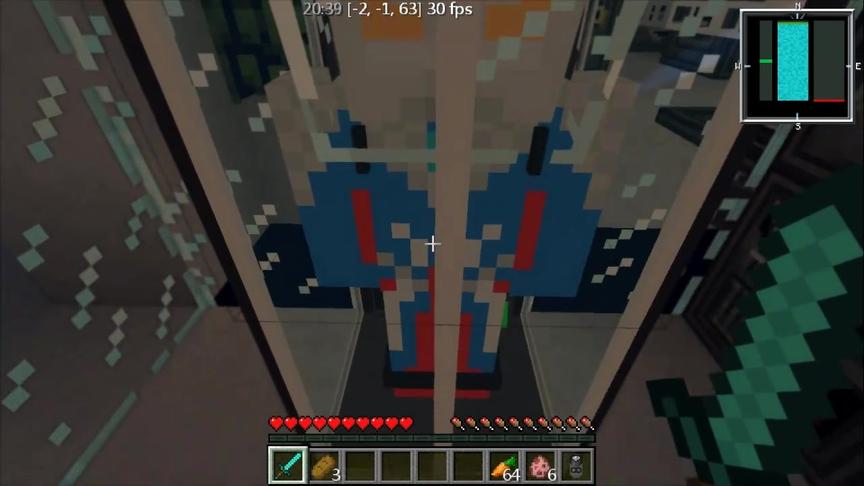 大海解说 我的世界钻石大陆51 双特曼太空战僵尸天线宝宝