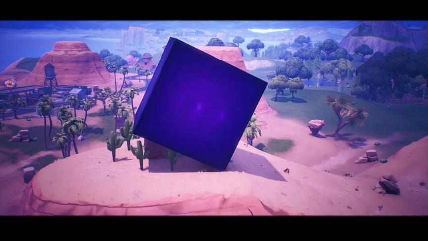 堡垒之夜：神秘立方体居然在移动 内部到底有什么呢？