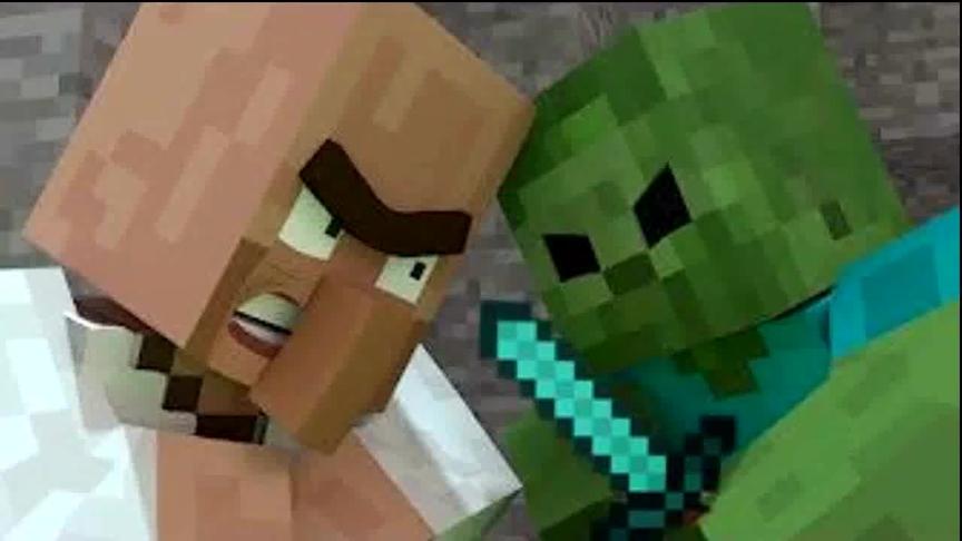 大海解说 我的世界minecraft 尸潮村民保卫战