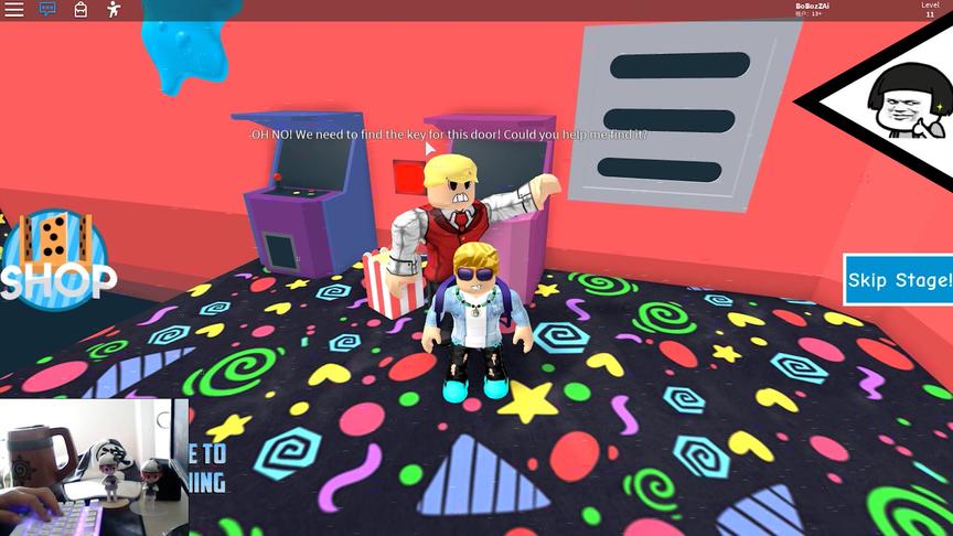 Roblox逃离游戏厅：被锁在游戏机厅！难道老板看出我是个未成年？