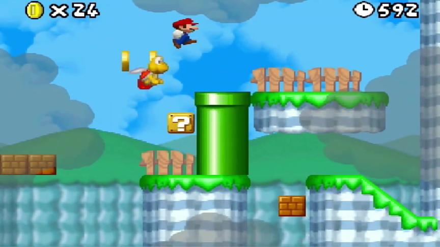 FC超级马里奥，NDS重制版，找回了点童年的感觉