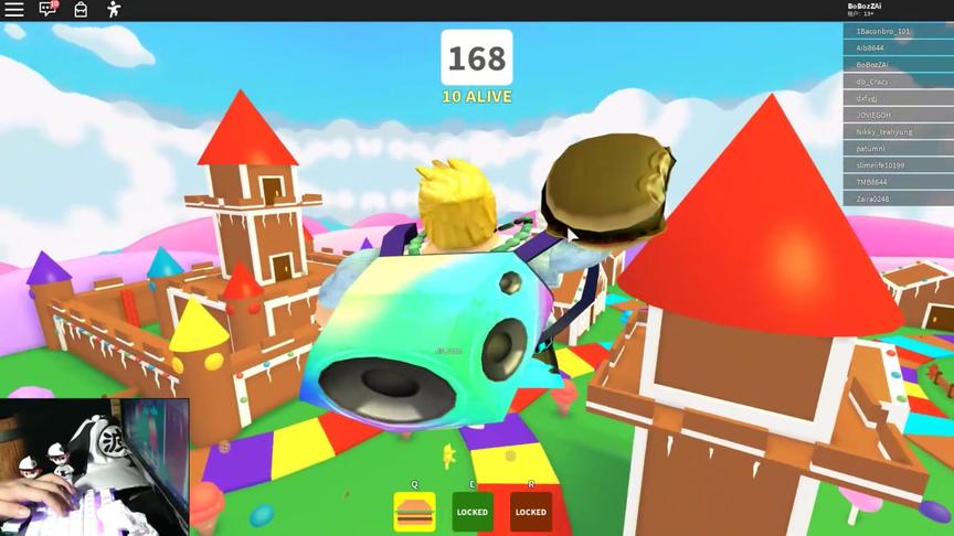 roblox“吃或死”波波仔解说：让我请你吃一个汉堡大灌篮！