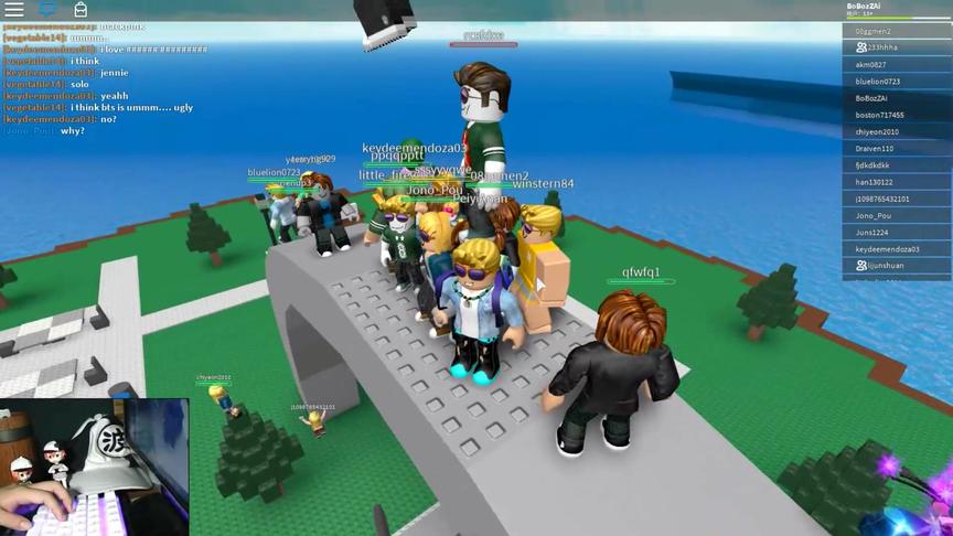 roblox虚拟世界“自然灾害模拟器”：大家一起在拱门上躲海啸！