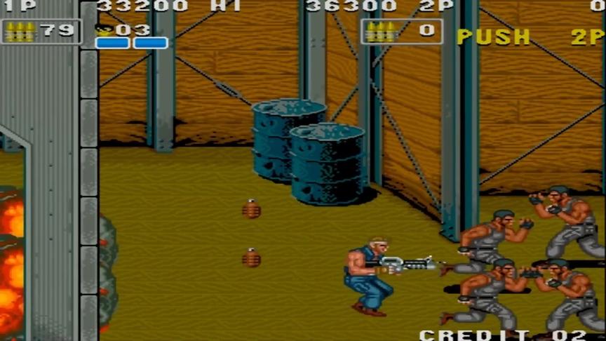 街机版《脱狱》，难度太高了，不开挂没法玩